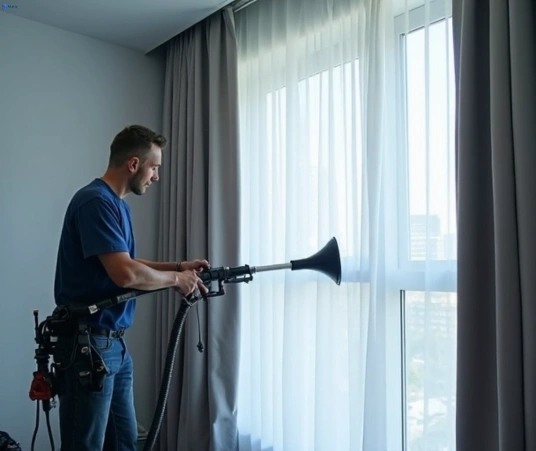 Professional drapes cleaning process tools Matty Curtain Cleaning milperra-nsw